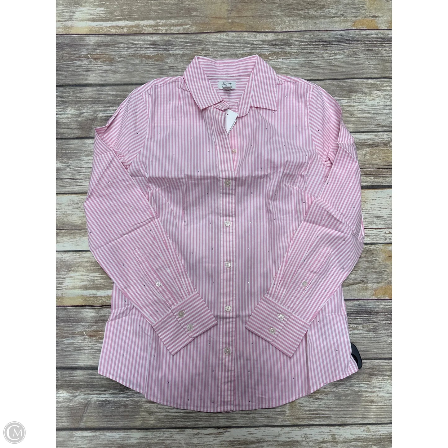 Top Long Sleeve By J. Crew In Striped Pattern, Size: Xs