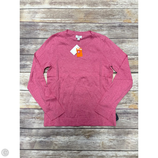 Top Long Sleeve By J. Crew In Pink, Size: Small
