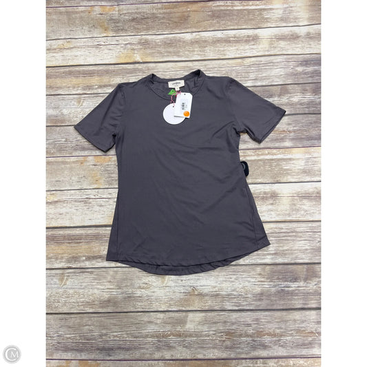 Top Short Sleeve By Umgee In Grey, Size: M