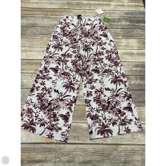 Pants Linen By Lc Lauren Conrad In Brown & Gold, Size: Xs