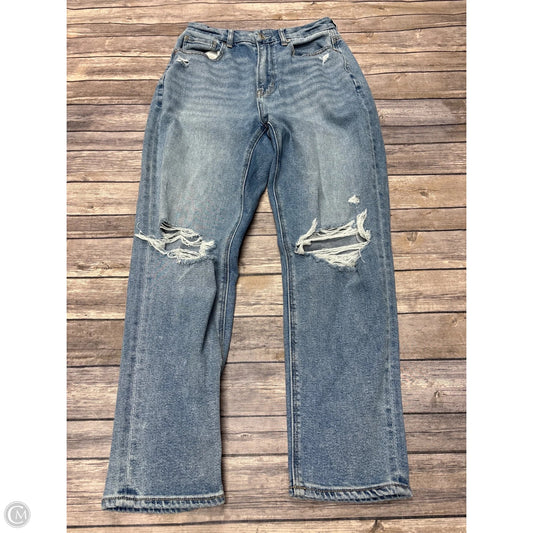Jeans Straight By American Eagle In Blue, Size: 6