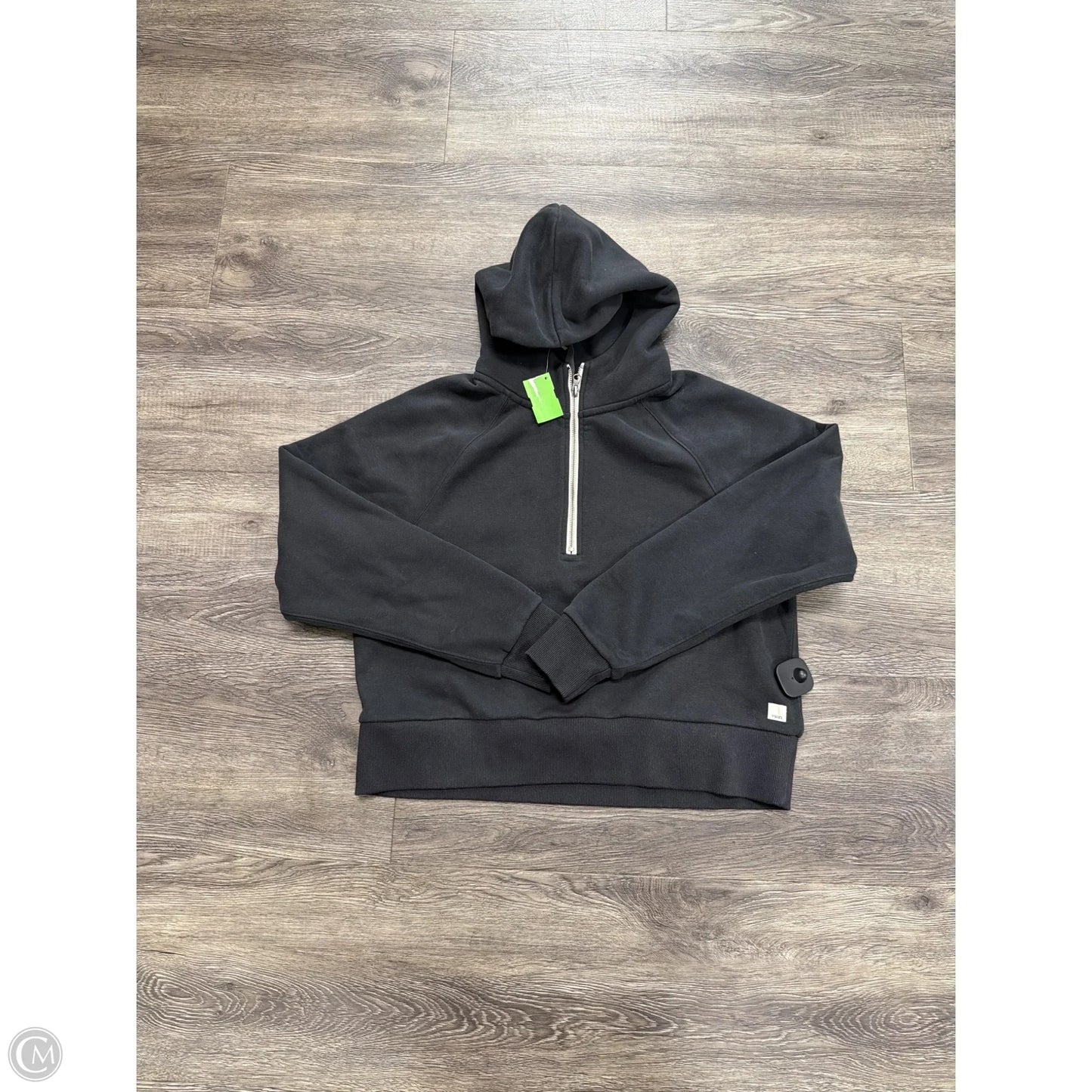 Sweatshirt Hoodie By Vuori In Black, Size: M