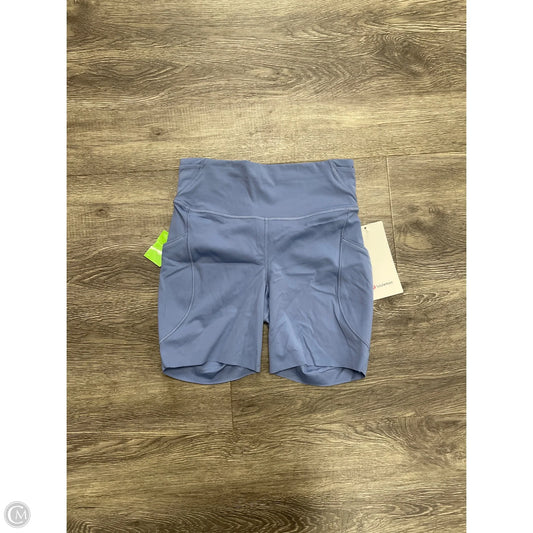 Athletic Shorts By Lululemon In Blue, Size: 6