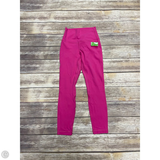 Athletic Pants By Lululemon In Pink, Size: 4