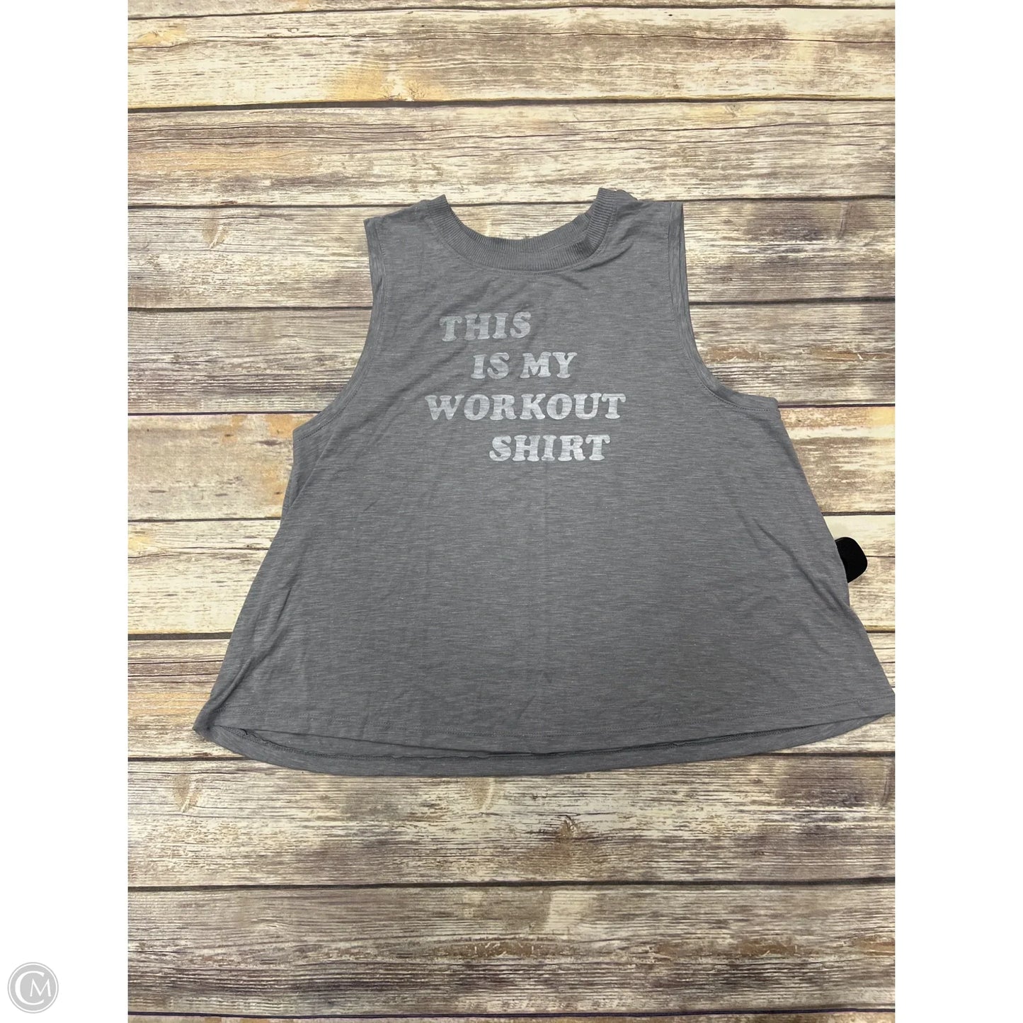 Athletic Tank Top By Old Navy In Grey, Size: L