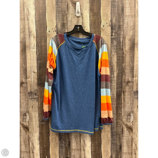 Top Long Sleeve By Cmf In Multi-colored, Size: 2x