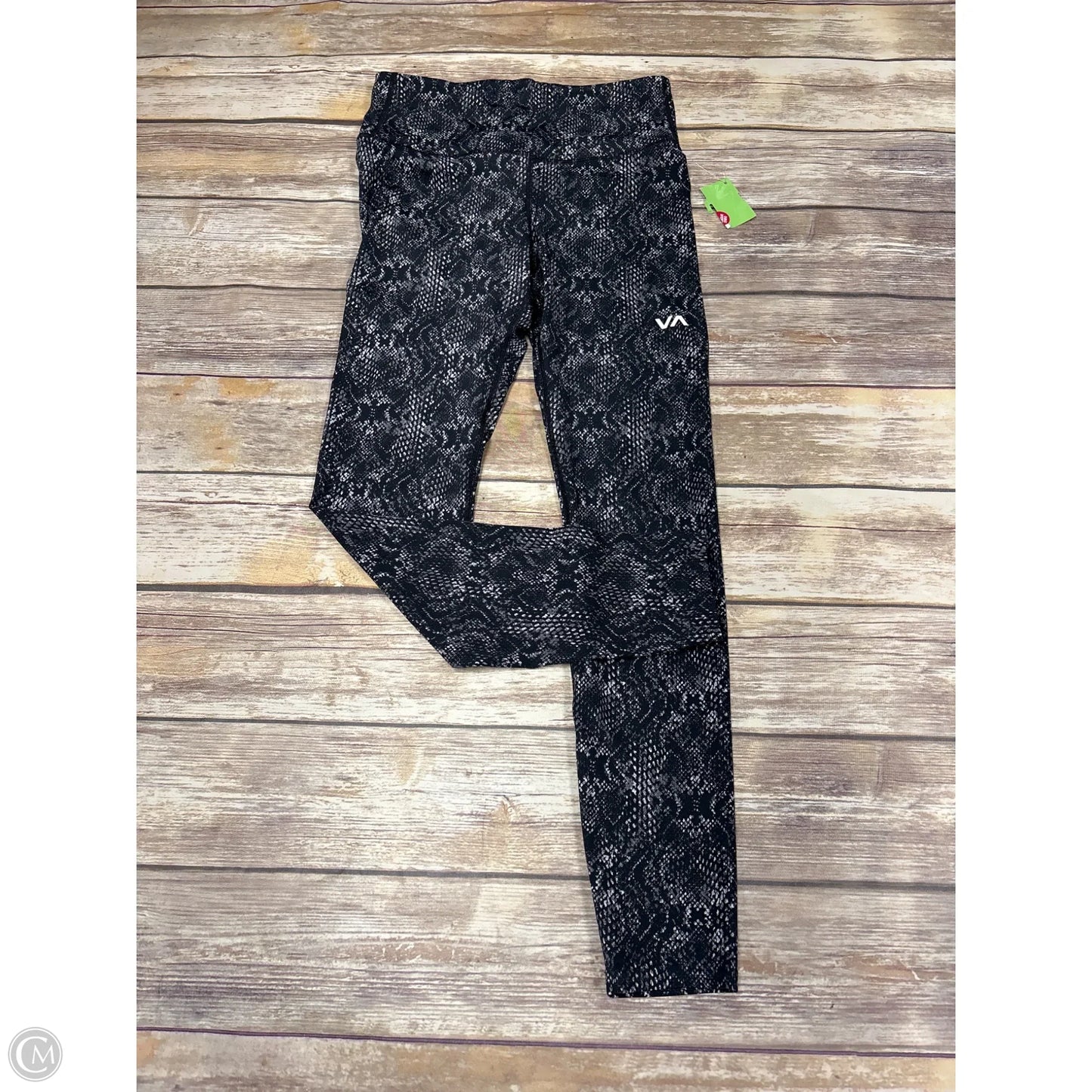 Athletic Leggings By Cmc In Snakeskin Print, Size: M