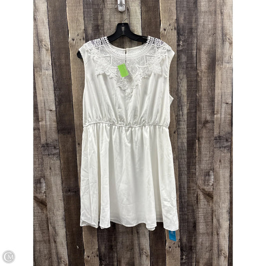 Dress Casual Short By Cupshe In White, Size: Xl