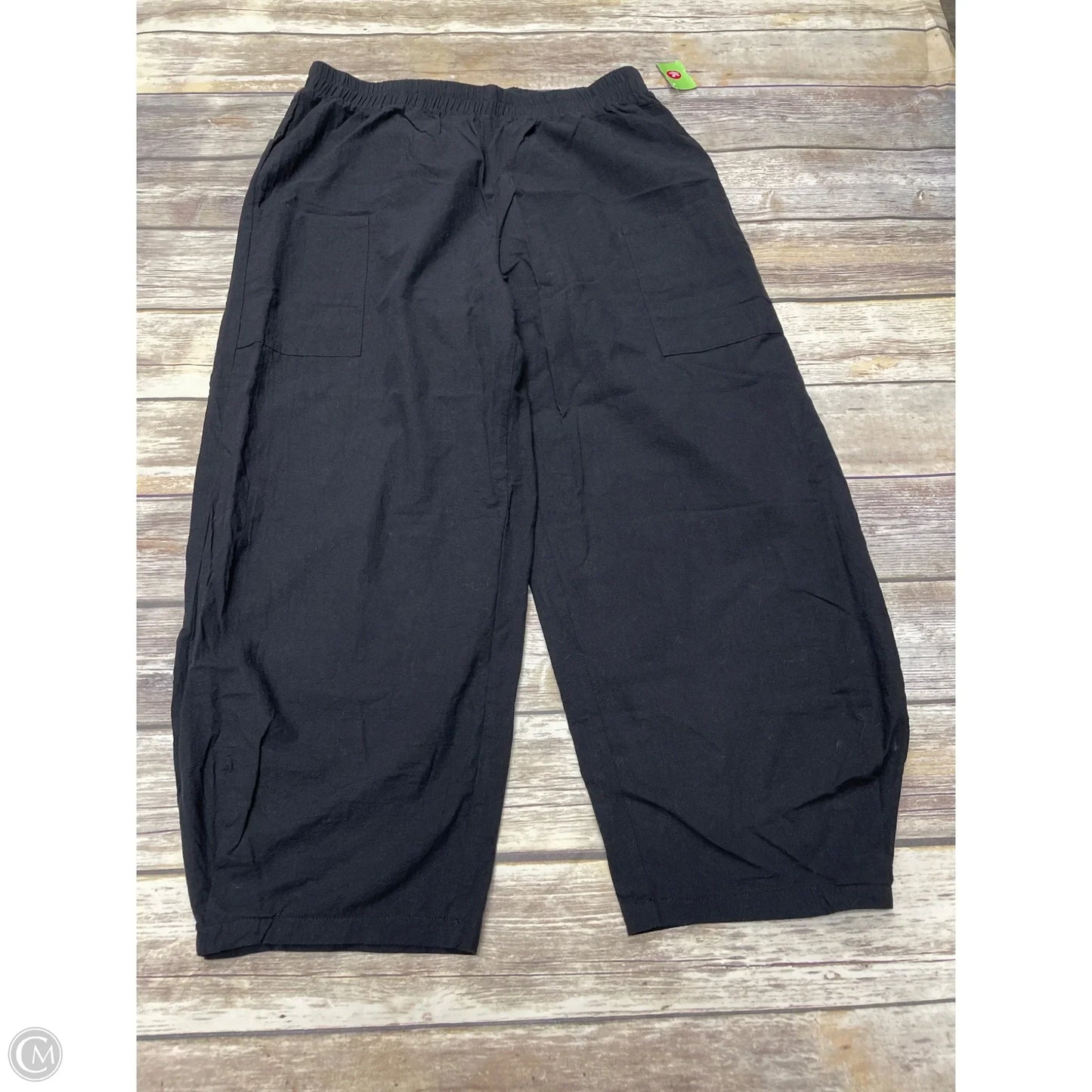 Pants Wide Leg By Cme In Black, Size: 2x