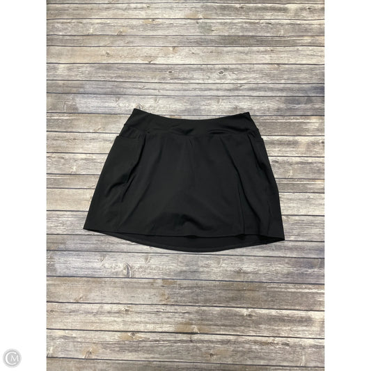 Athletic Skort By Tek Gear In Black, Size: Xxl