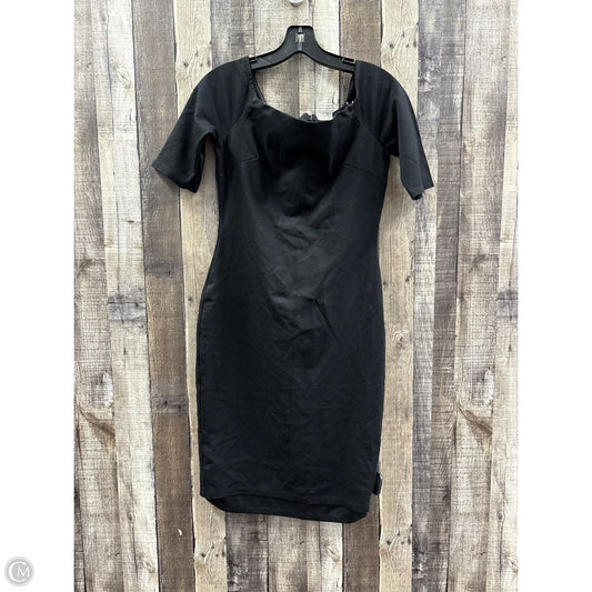 Dress Party Midi By Lulus In Black, Size: L