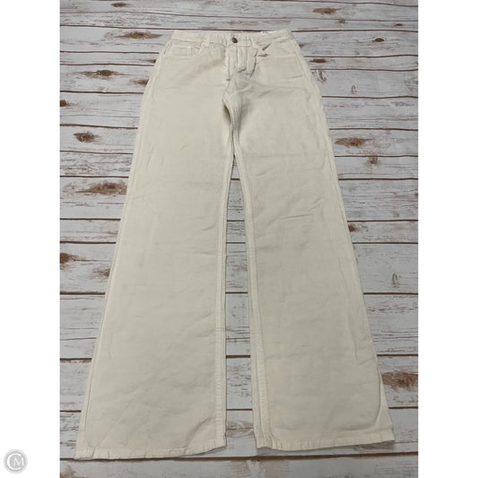 Pants Wide Leg By Zara In Ivory, Size: 4