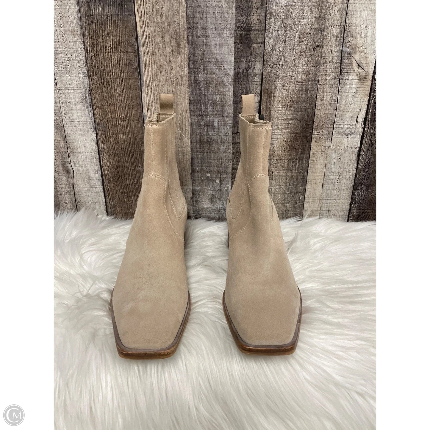 Boots Ankle Heels By Dolce Vita In Tan, Size: 9