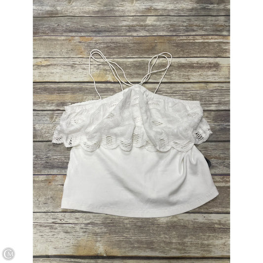 Top Sleeveless By Anthropologie In White, Size: Xl