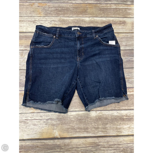 Shorts By Cme In Blue Denim, Size: 16