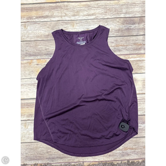 Athletic Top Short Sleeve By Tek Gear In Purple, Size: Xxl