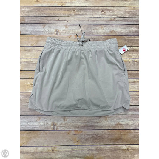 Athletic Skort By Tek Gear In Tan, Size: Xl