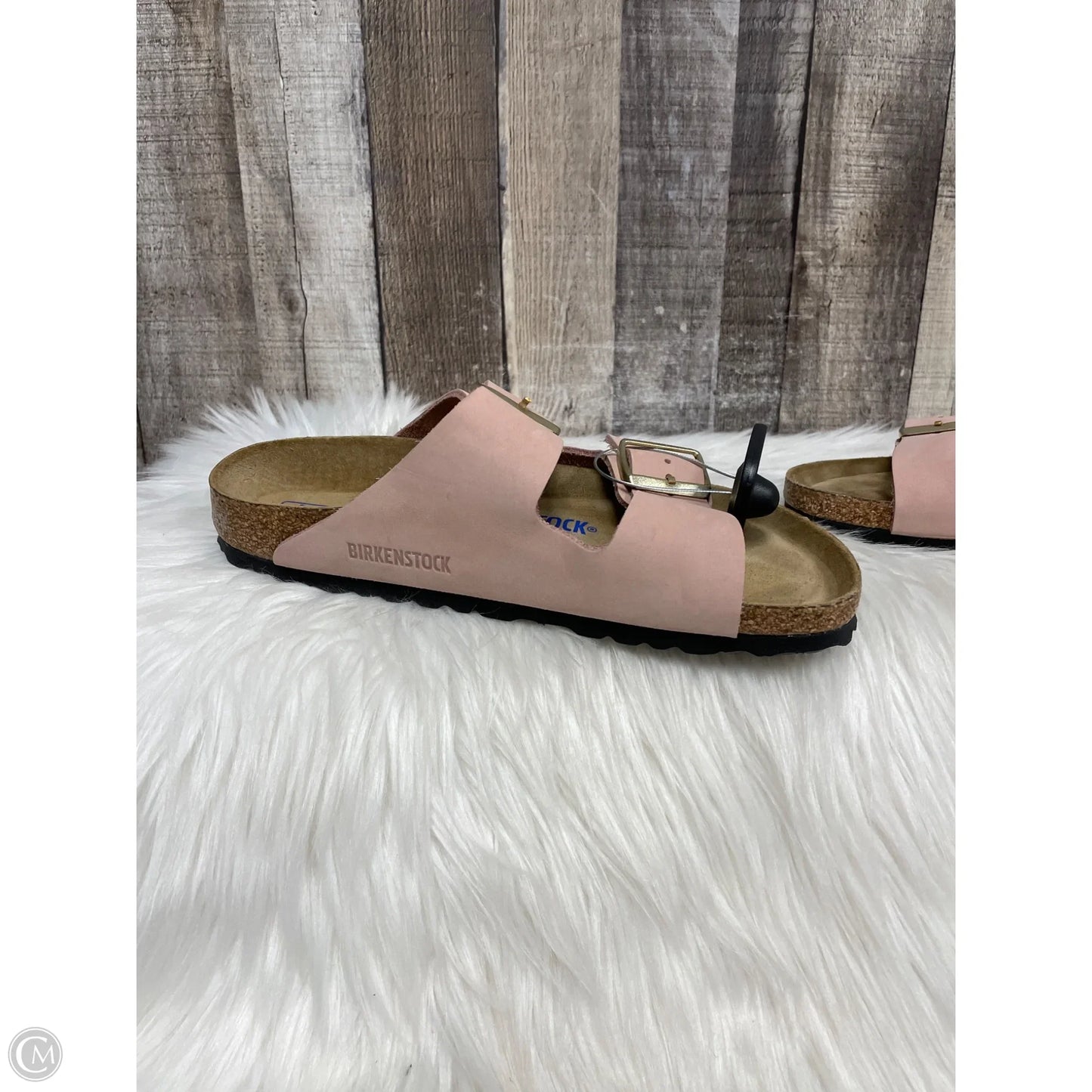 Sandals Flats By Birkenstock In Pink, Size: 7