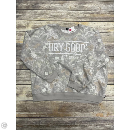 Sweatshirt Crewneck By Originality In Grey, Size: L