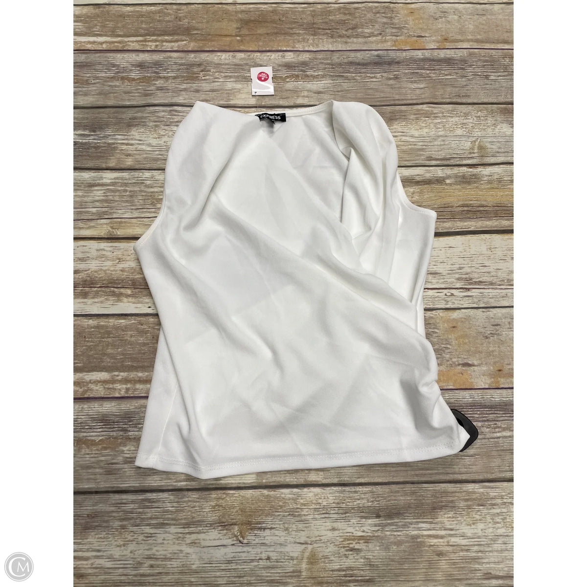Top Sleeveless By Express In White, Size: S