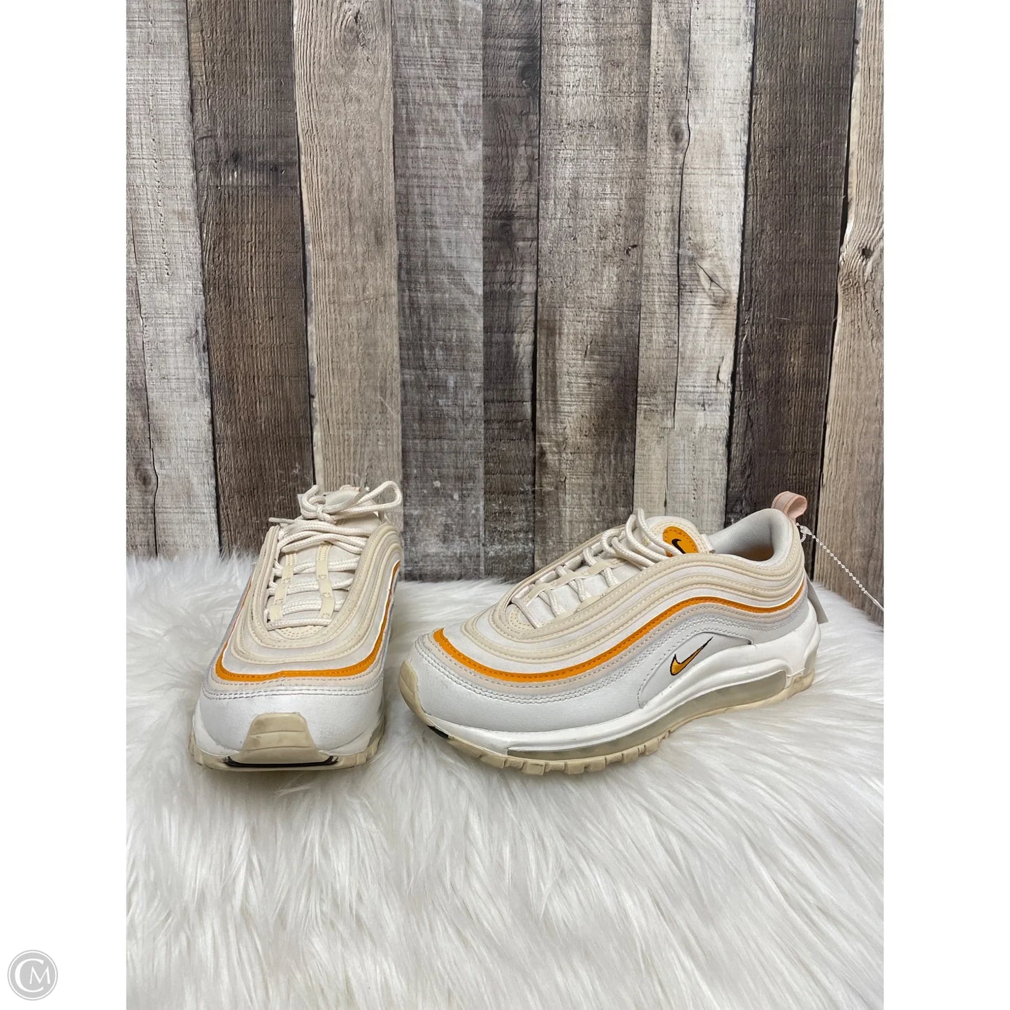 Shoes Athletic By Nike In Cream, Size: 7