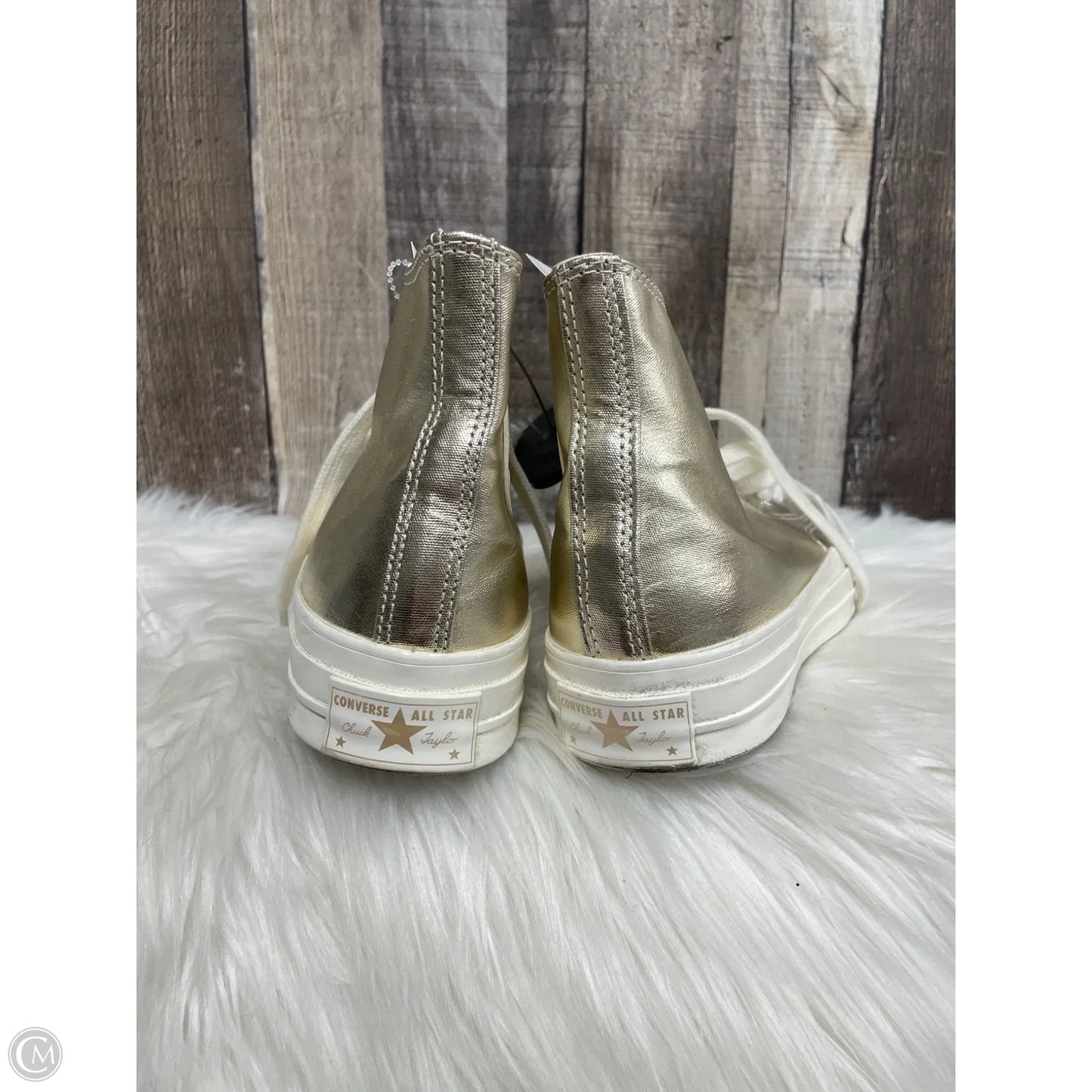 Shoes Sneakers By Converse In Gold, Size: 8