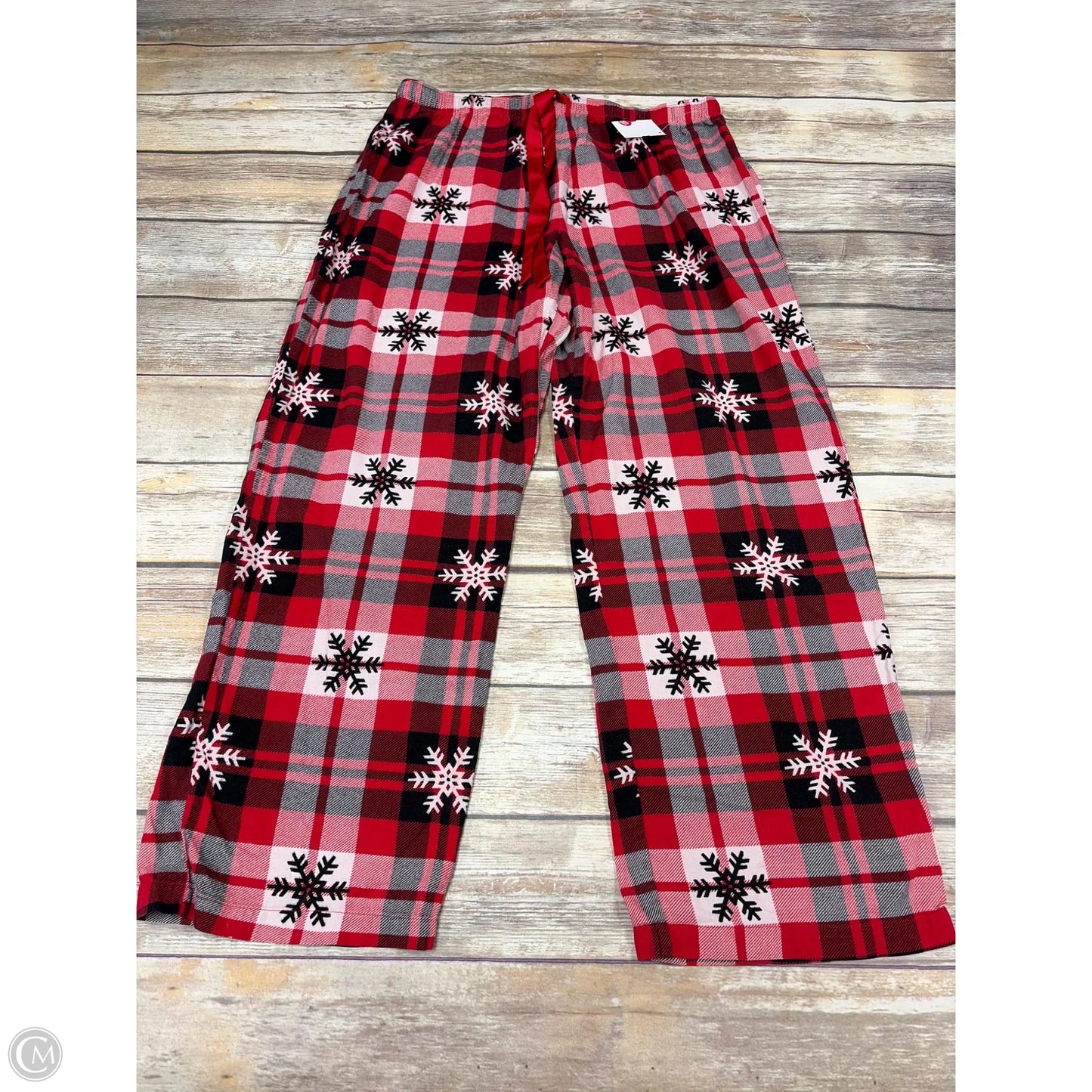 Pajama Pants By Cme In Plaid Pattern, Size: L