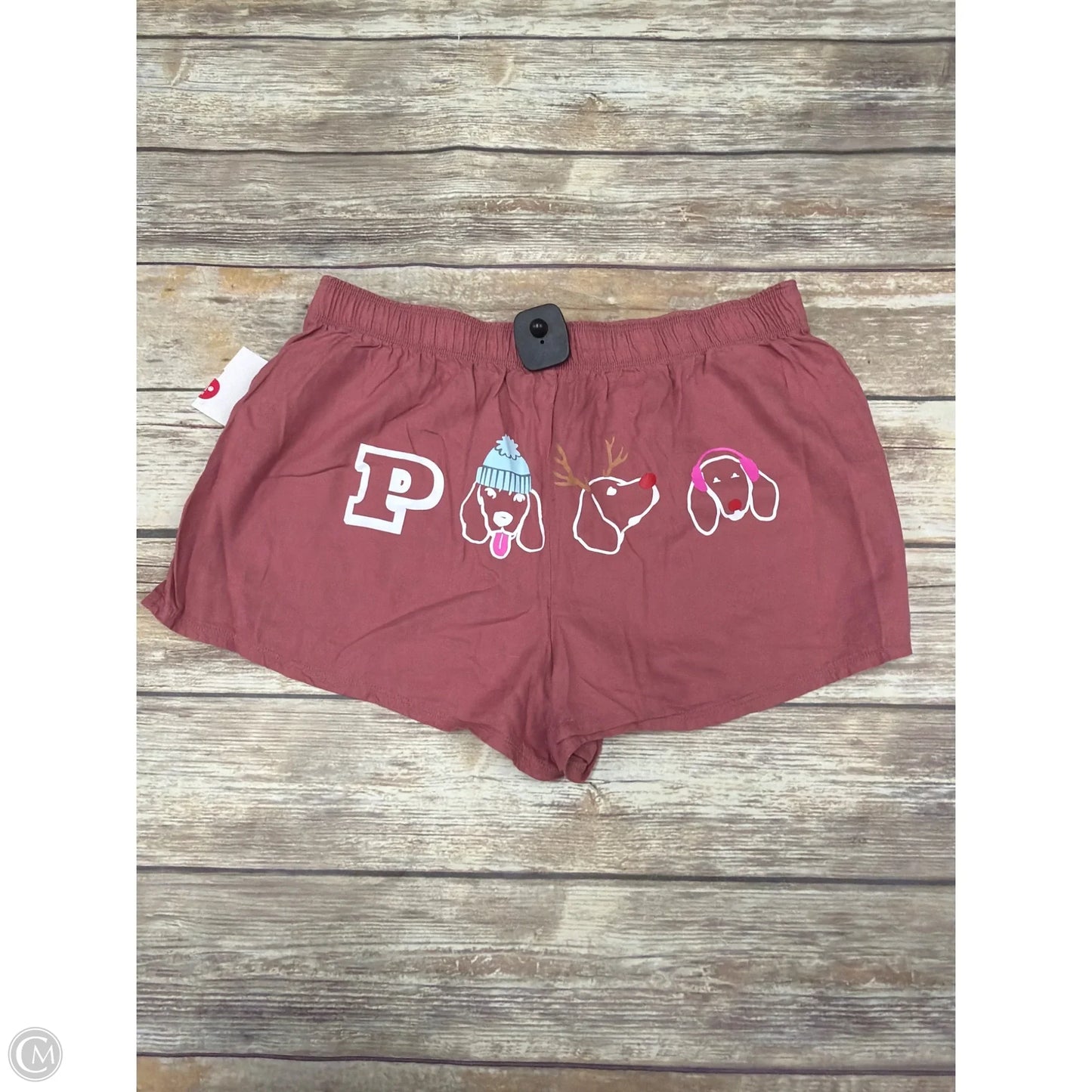 Shorts By Pink In Red, Size: M