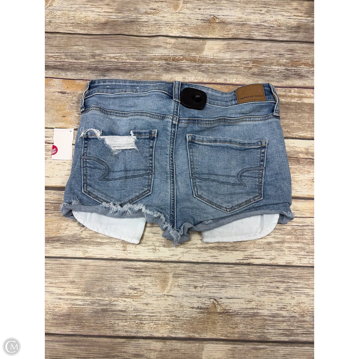 Shorts By American Eagle In Blue Denim, Size: 4