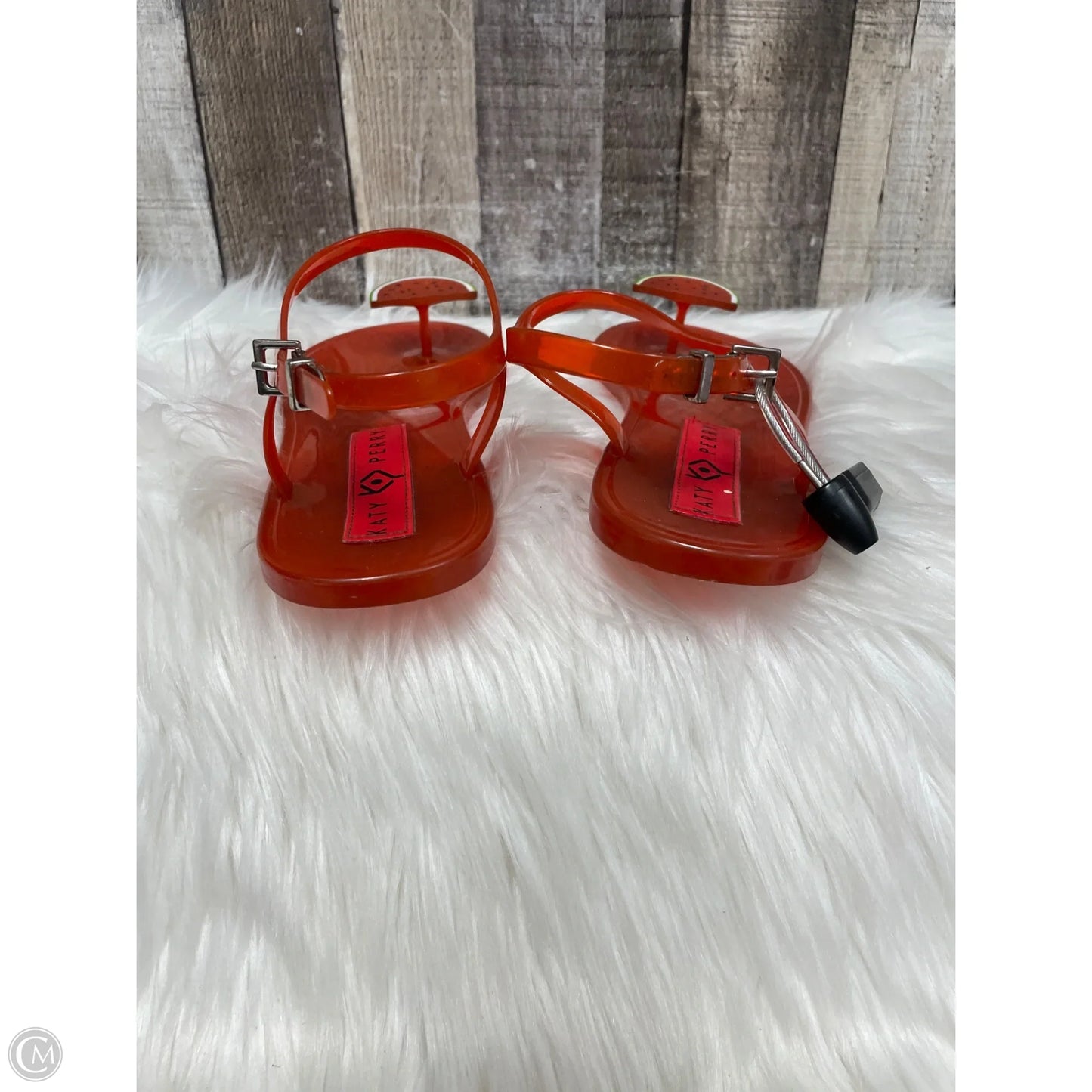 Sandals Flats By Katy Perry In Red, Size: 9
