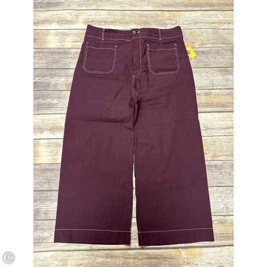 Pants Wide Leg By Maeve In Purple, Size: 18