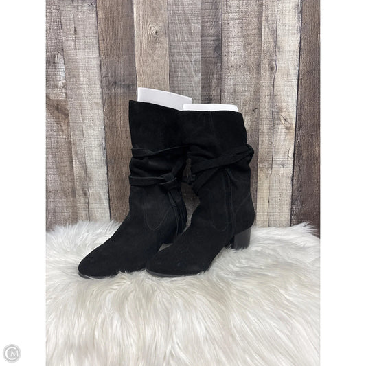 Boots Mid-calf Heels By Tahari In Black, Size: 8