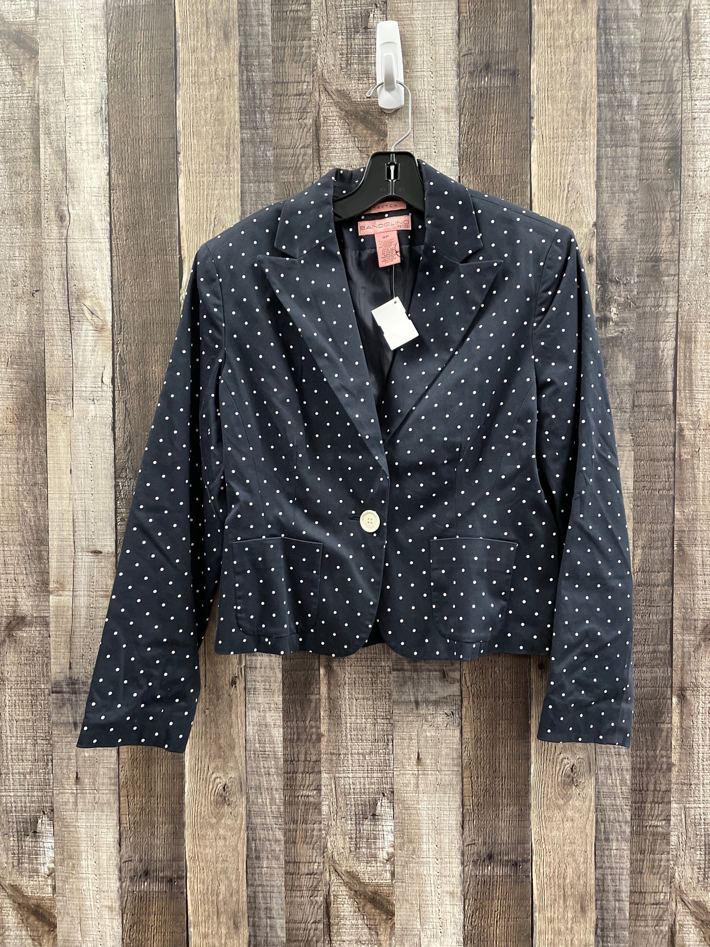 Blazer By Bandolino In Polkadot Pattern, Size: M