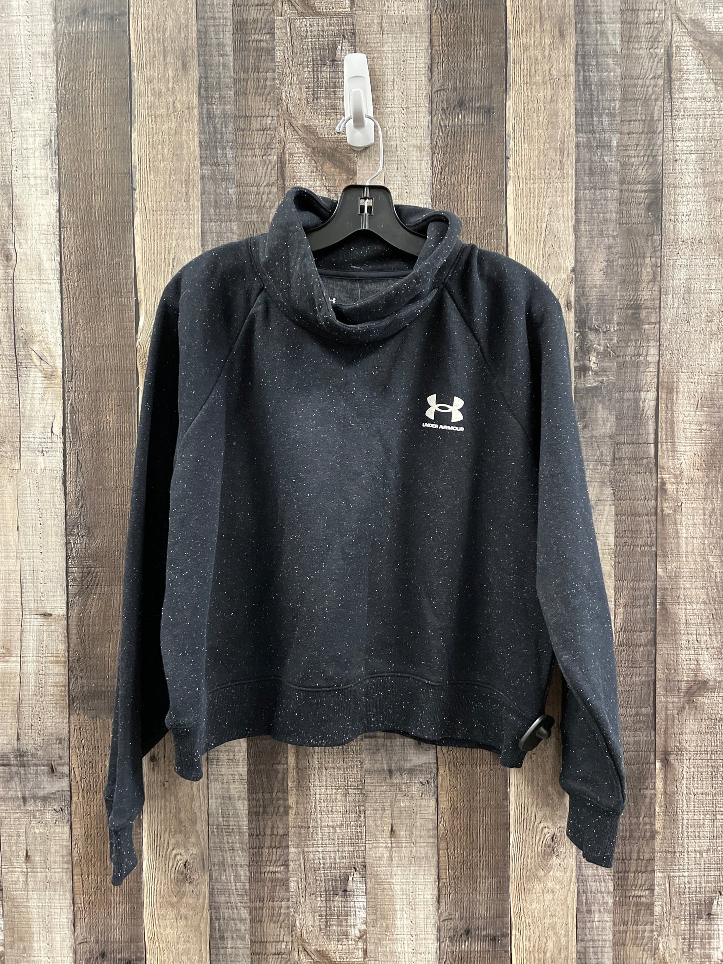 Athletic Sweatshirt Collar By Under Armour In Black, Size: M