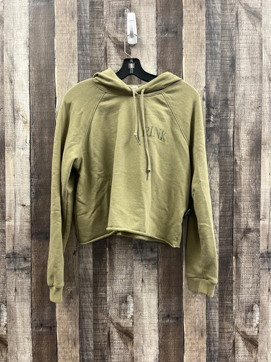 Sweatshirt Hoodie By Pink In Green, Size: M