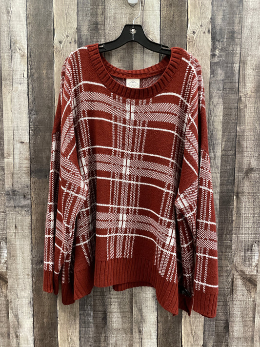 Sweater By St Johns Bay In Red, Size: 3x