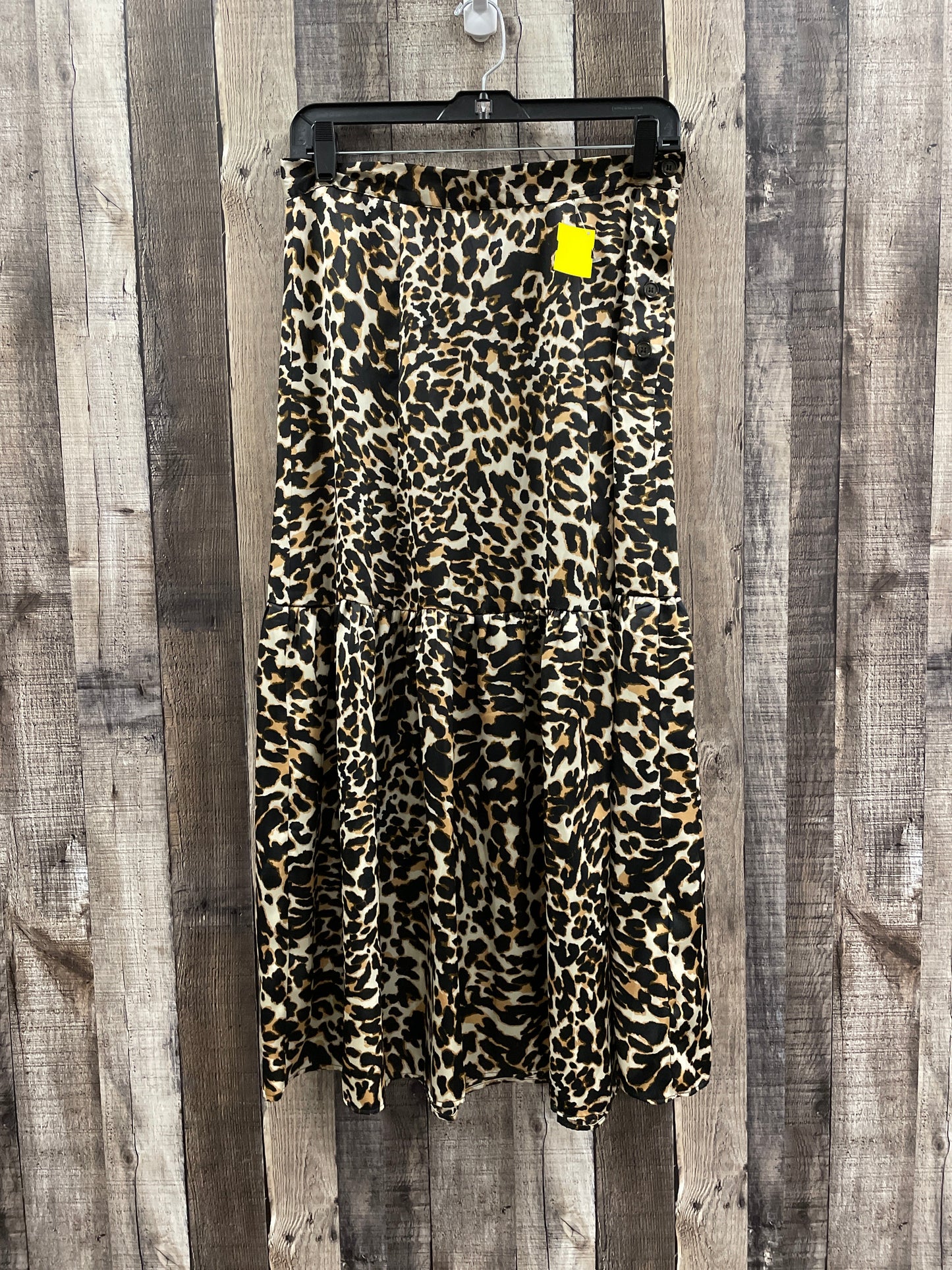 Skirt Maxi By Top Shop In Leopard Print, Size: 6