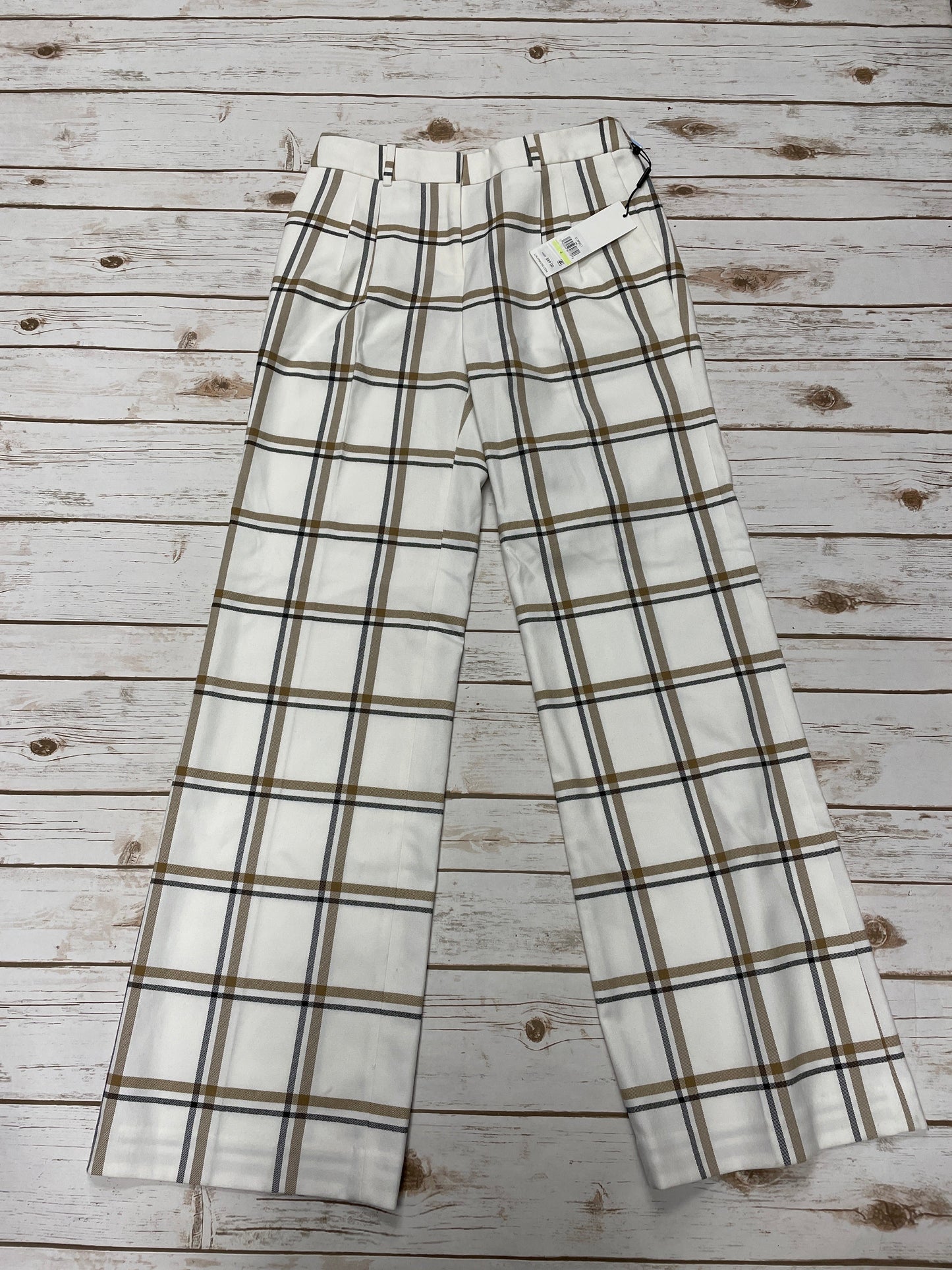 Pants Dress By Calvin Klein In Plaid Pattern, Size: 4