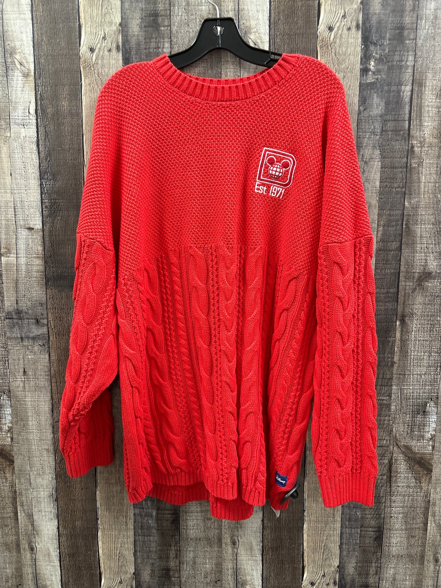 Sweater By Disney Store In Red, Size: L