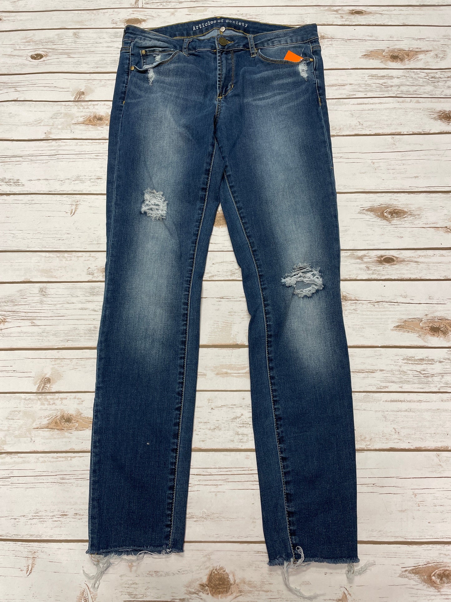 Jeans Skinny By Articles Of Society In Blue Denim, Size: 8