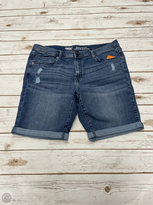 Shorts By Mossimo In Blue Denim, Size: 16