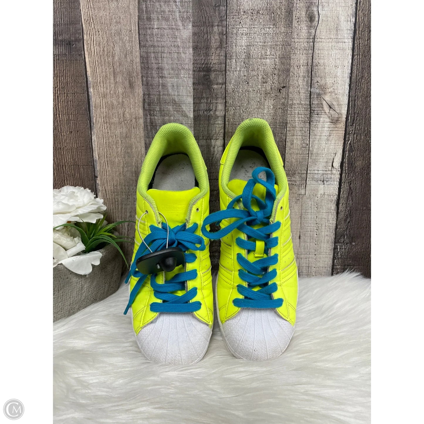 Shoes Sneakers By Adidas In Yellow, Size: 7.5