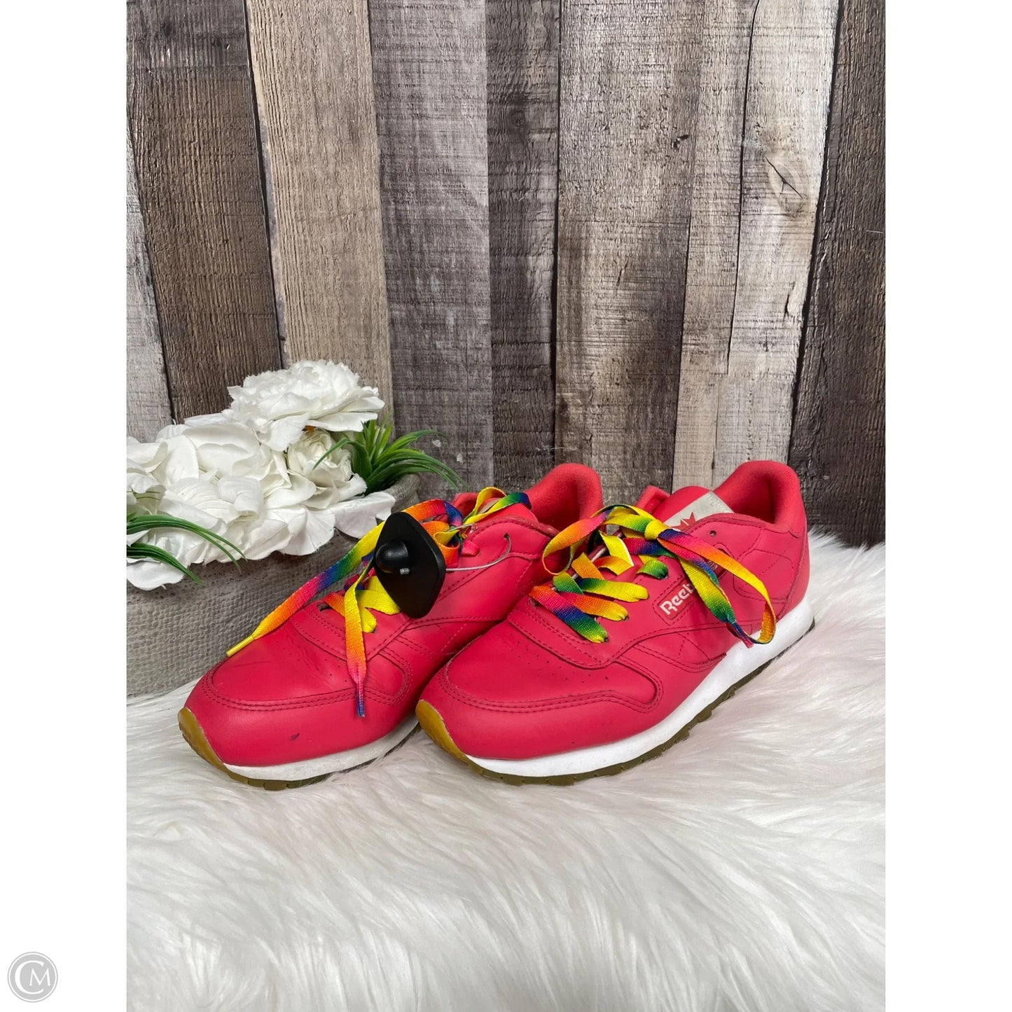 Shoes Sneakers By Reebok In Pink, Size: 8