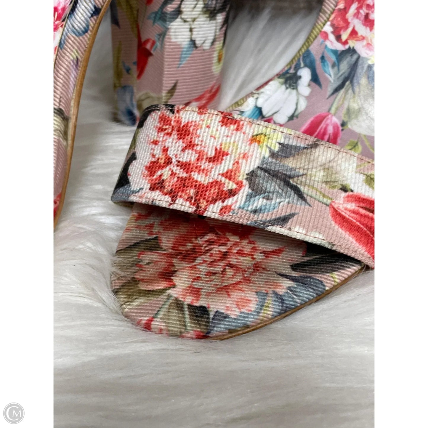 Shoes Heels Block By Alegria In Floral Print, Size: 7.5