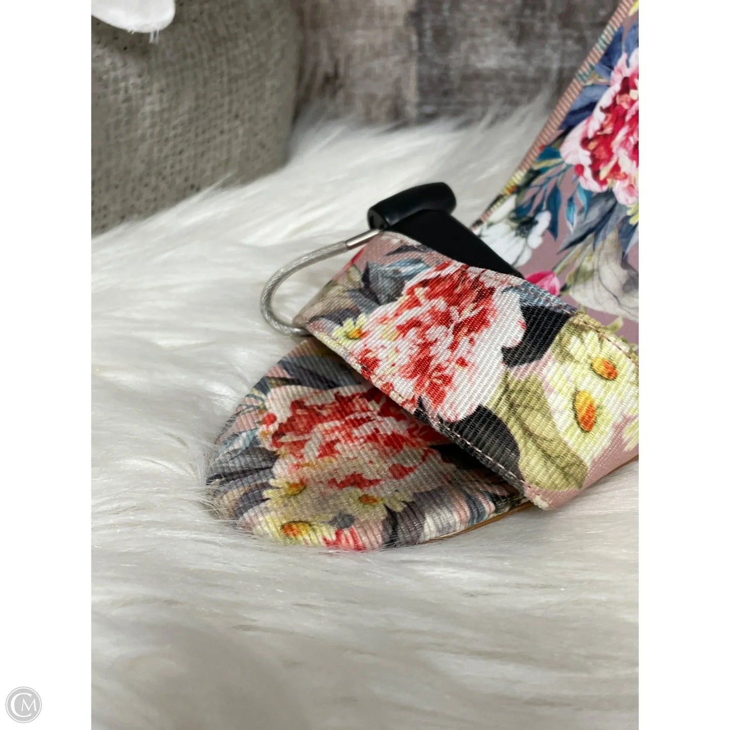 Shoes Heels Block By Alegria In Floral Print, Size: 7.5