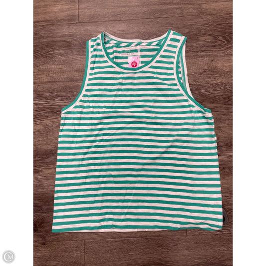 Top Sleeveless By J. Crew In Striped Pattern, Size: L
