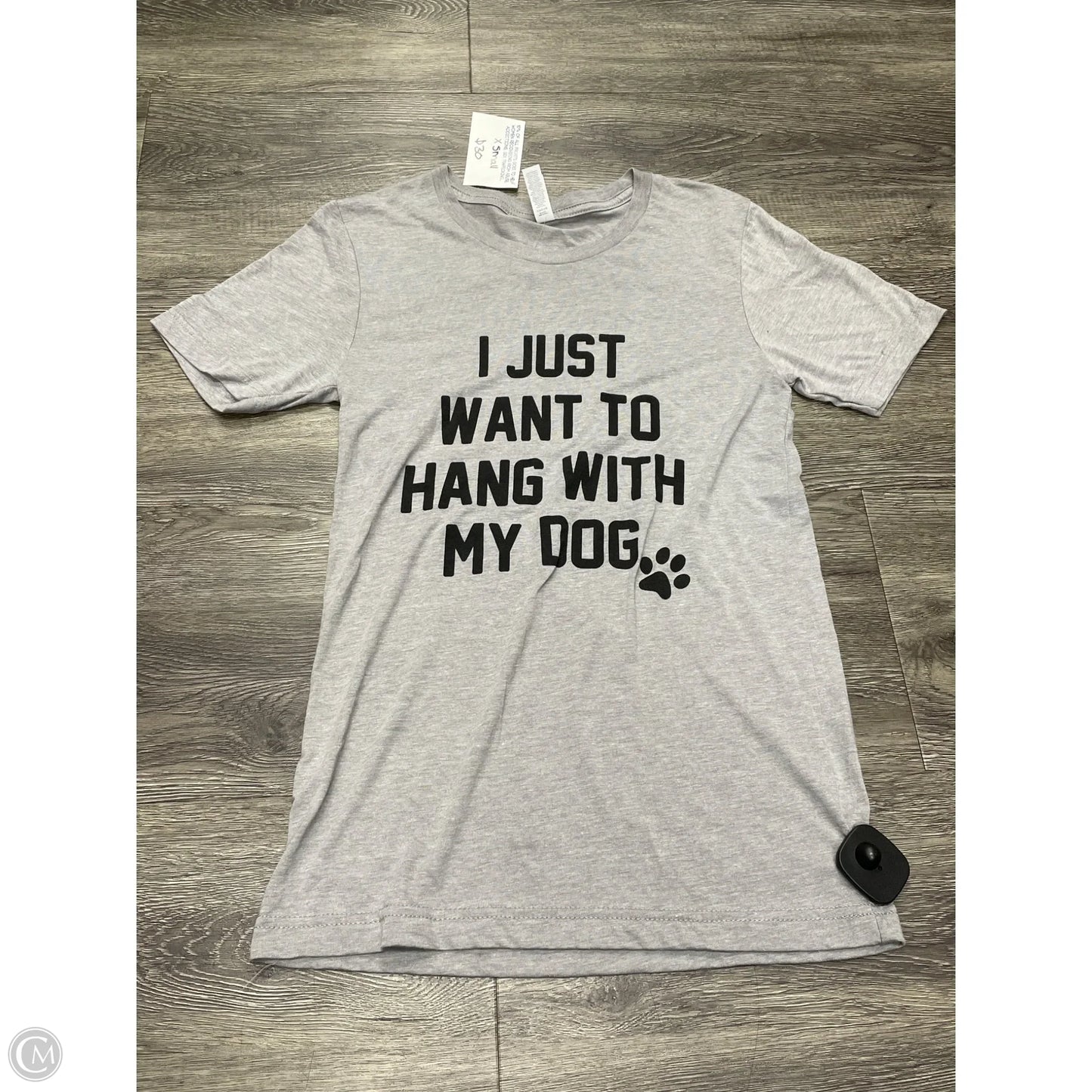 Top Short Sleeve Basic By Bella + Canvas In Grey, Size: Xs