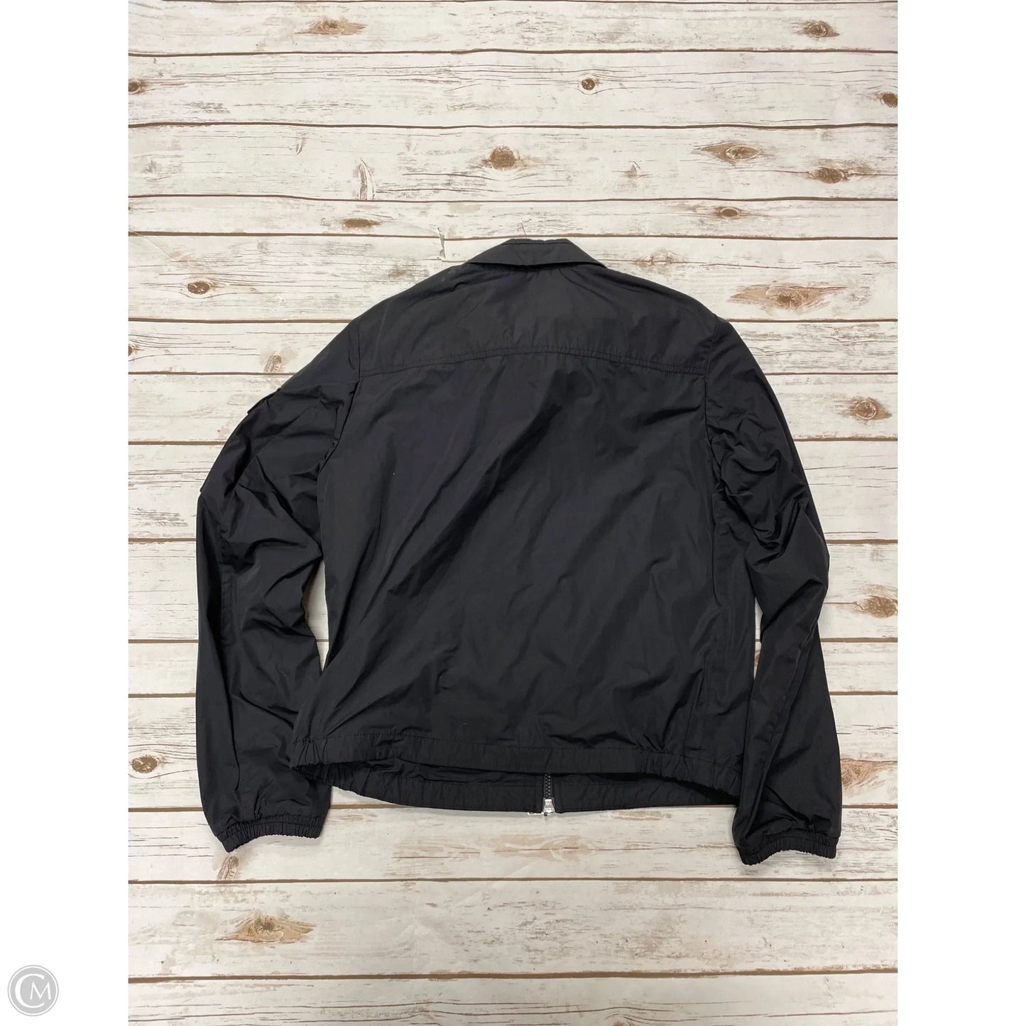 Jacket Luxury Designer By Moncler In Black, Size: S