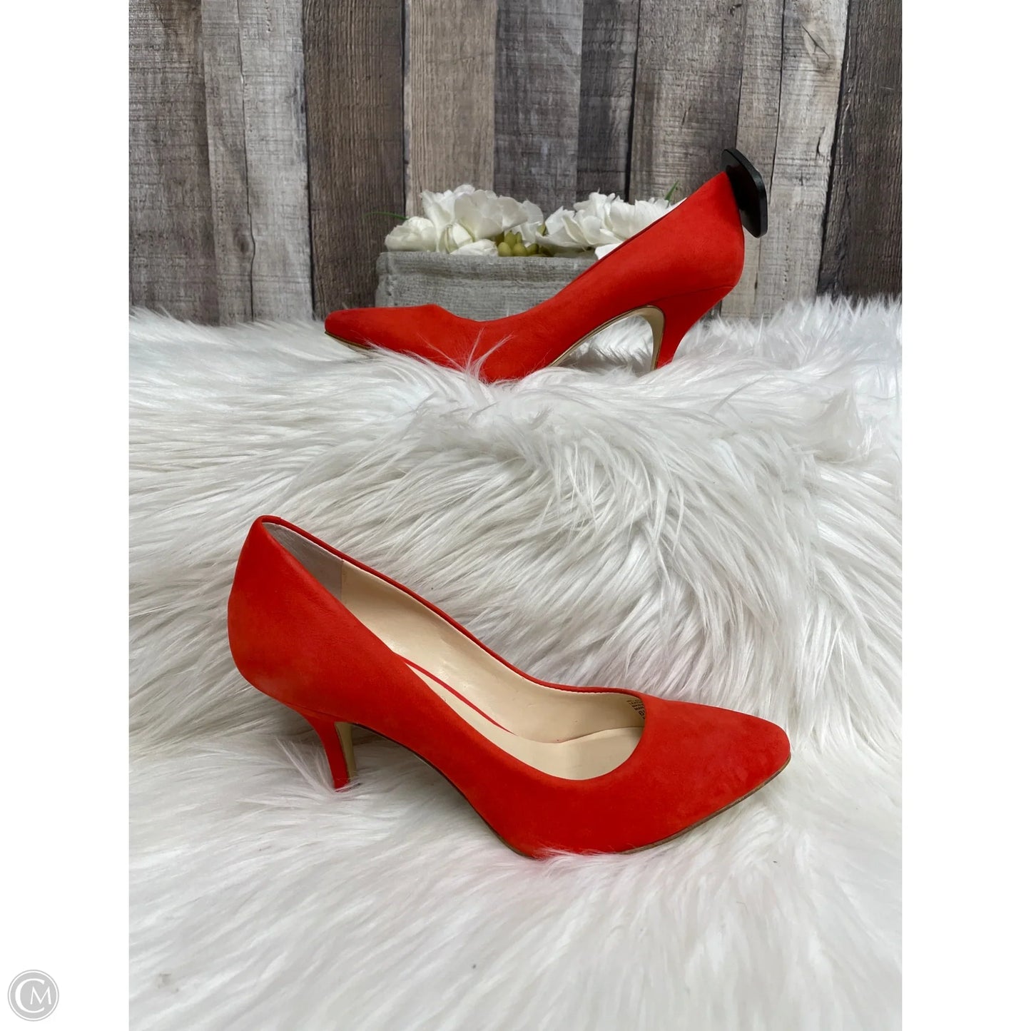 Shoes Heels Stiletto By International Concepts In Orange, Size: 6.5