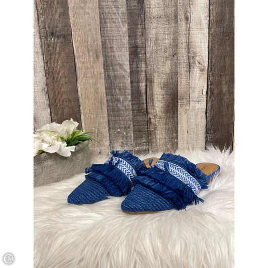 Shoes Flats By Lucky Brand In Blue, Size: 6.5